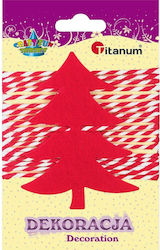 Titanum Dekoratives Rotes 7,5x7,5cm