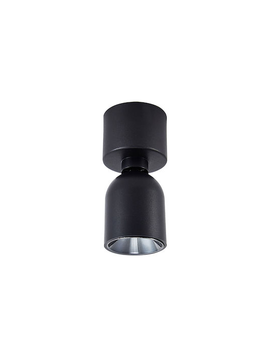Viokef Einzel LED Warmes Weiß Spot in Schwarz F...
