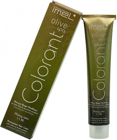 Imel Permanent Hair Dye Olive Spa 100ml No5.2 Light Brown Irize