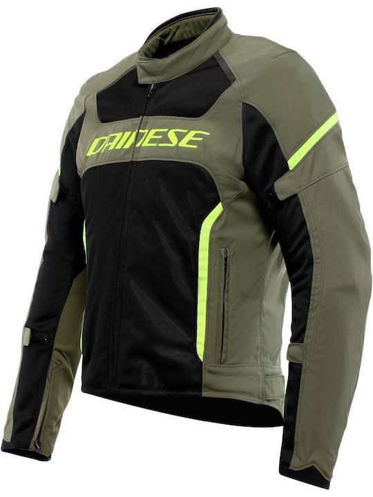 Buffet Sommer Air Frame 3 Tex Jacke Armee Grün/Schwarz/Fluo Gelb 17300003 | Dainese