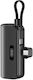 XO PR220 Type-C Out Power Bank 5000mAh 18W Μαύρο