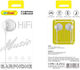 Andowl QY-9027 In-ear Handsfree Headphones with Connector 3.5mm White