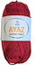 Ayaz Knitting Yarn Micro Polyester Metallic Red 70m 100g AYAZ Nature