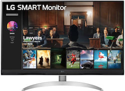 LG 32SQ700S-W VA Smart Monitor 31.5" 4K 3840x2160 με Χρόνο Απόκρισης 5ms GTG