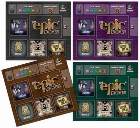 Epic Επέκταση Tiny Crimes - 4 Players Mats Playmat