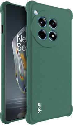 Oneplus 12r 5g Imak Airbag Airbag Matte Series Case cu colțuri întărite din Tpu Premium Durable Green