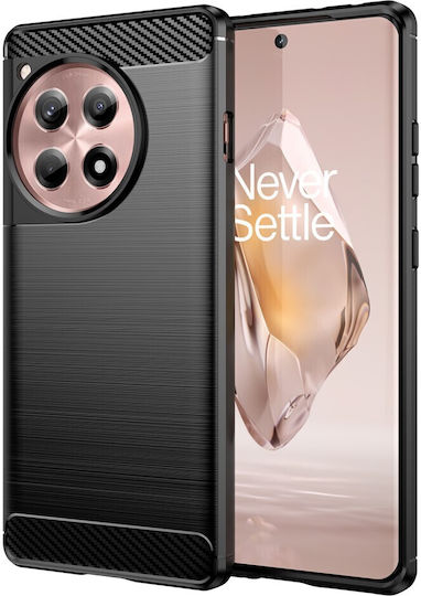 Θήκη Oneplus 12r 5g Mad Mask Brushed Tpu Carbon Πλάτη Μαύρο