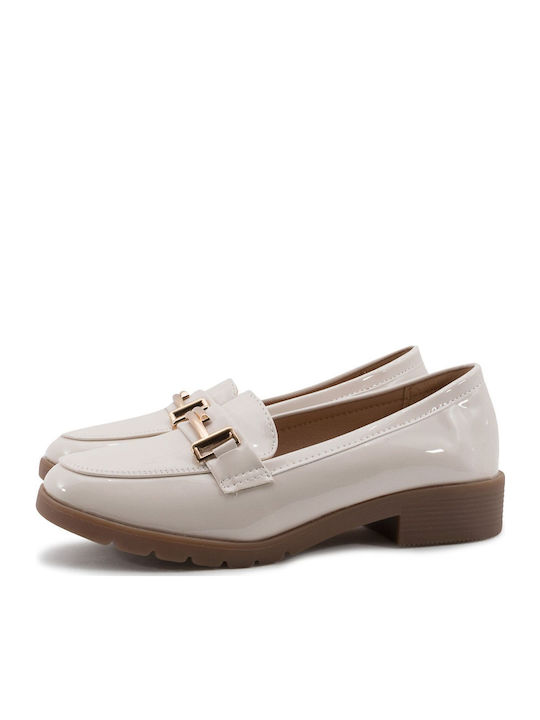 Дамски Loafers в Бежов Цвят