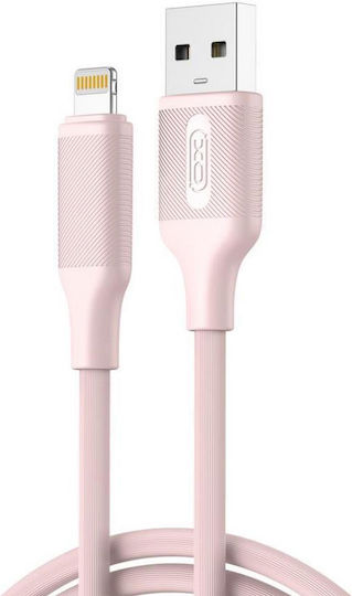 XO NB265 USB-A zu Lightning Kabel 18W Rosa 1m 16.005.0319