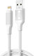 XO Regular USB-A la Cablu Lightning 12W Alb 1m (16.005.0318)
