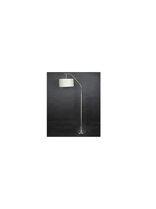 Lampa de podea Î173cm. Argintiu
