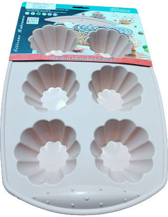 Formă de Patiserie pentru Chec Rotund din Silicon 30x18buc 1buc