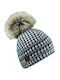 Beanie Frauen Beanie Gestrickt in Schwarz Farbe