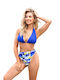 Etna Bikini Set Bra & Slip Bottom Blue