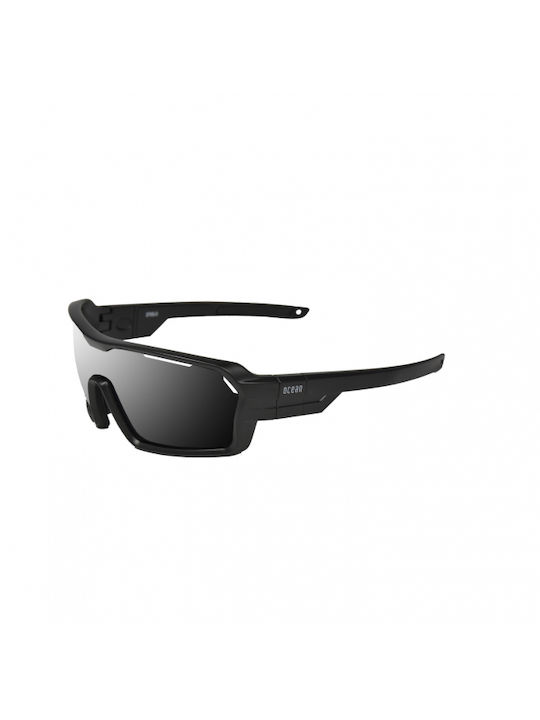 Ocean Sunglasses Chameleon Sunglasses with Black Plastic Frame and Black Lens 3700.1