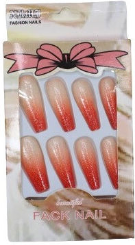 Set 12 False Nail Tip Multicolour