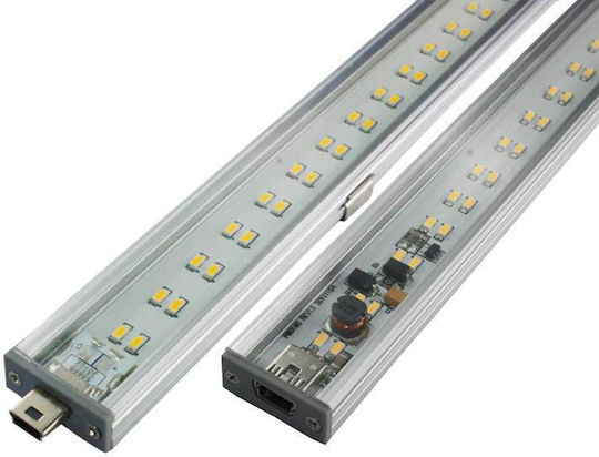 LED Γραμμικό Φωτιστικό Οροφής 5W Θερμό Λευκό 30εκ.