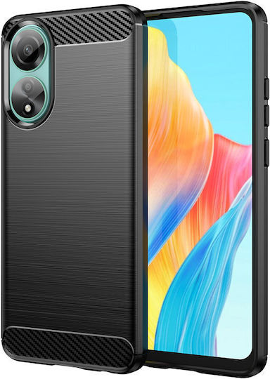 Back Cover Πλαστικό / Σιλικόνης Μαύρο (Oppo A78 4G)