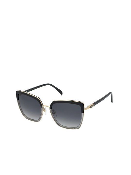 Tous Sonnenbrillen mit Schwarz Rahmen und Gray Verlaufsfarbe Linse TOC19 0700
