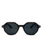 Awear Women's Sunglasses with Black Plastic Frame and Black Lens ColinBlack