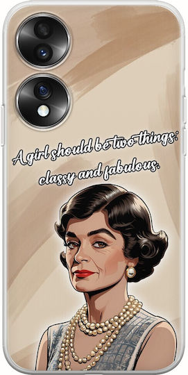 Brilliant Business Minds Coco Chanel Back Cover Silicone Multicolour (Honor 70)