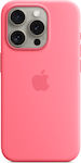 Apple Back Cover Silicone Pink (iPhone 15 Pro)