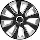 Wheel Covers Set Cridem Stratos Rc 4pcs - Black/silver - 17''