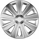 Wheel Covers Set Cridem Aviator Carbon 4pcs - Silver - 15''