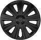 Wheel Covers Set Cridem Aviator Carbon 4pcs - Black - 14''