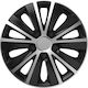 Set Capace De Roți Auto Cridem Rapide 4 Bucăți Argintiu/Negru 14’’