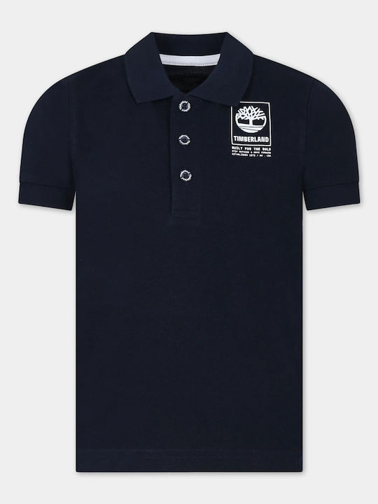 Timberland Παιδικό Polo Κοντομάνικο Navy