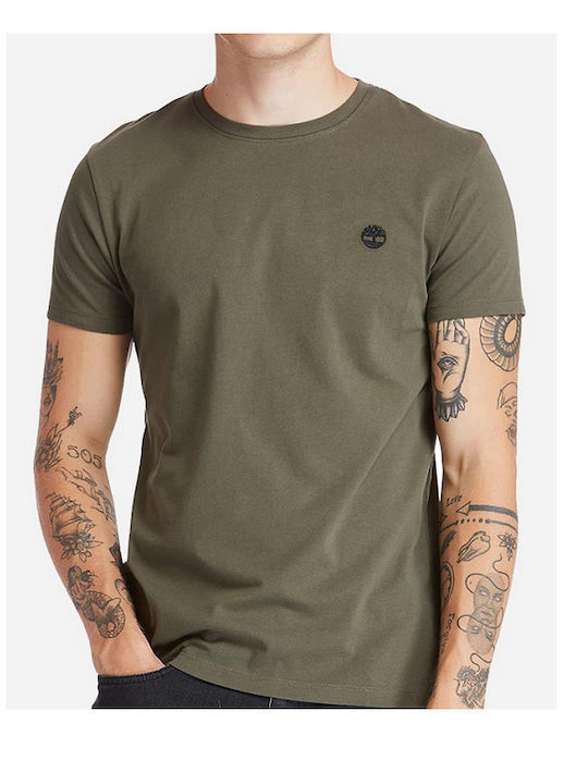 Timberland Herren T-Shirt Kurzarm Grün