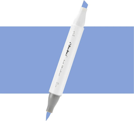 Ohuhu Honolulu Brush & Chisel Cornflower Blue B350 Маркер за рисуване 6мм