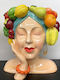 JK Home Decoration Planter Ceramic Multicolour 28x28cm.