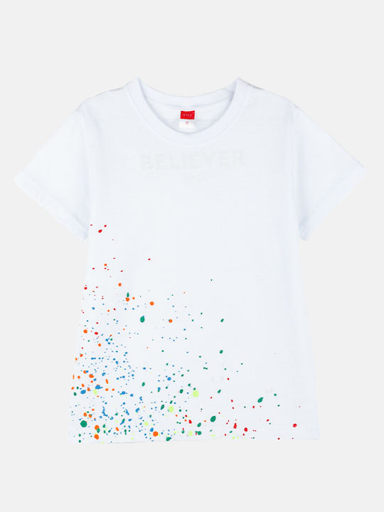 Joyce Kinder-T-Shirt weiß
