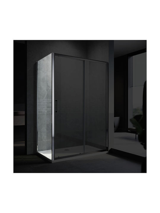 Aquarelle Oia Panel Σταθερό Πλαϊνό Ντουζιέρας 80x180cm Clear Glass