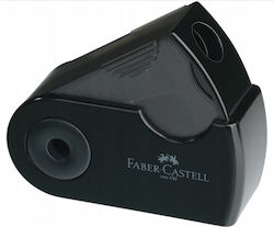 Faber-Castell Калъф Тройна Острилка Черна