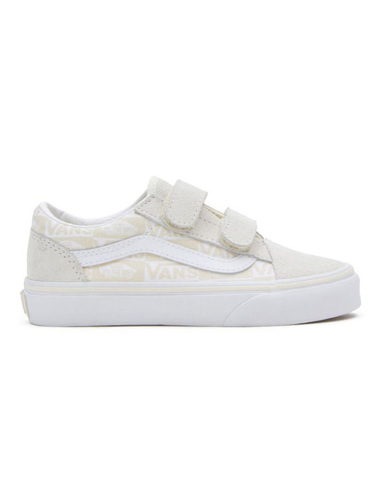 Vans Kids Sneakers Old Skool Hook with Scratch White