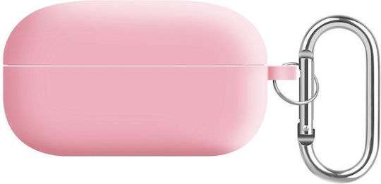 Pentru Samsung Galaxy Buds Live / Buds2 Pro Pc Lining Silicone Bluetooth Earphone Protective Case (roz)