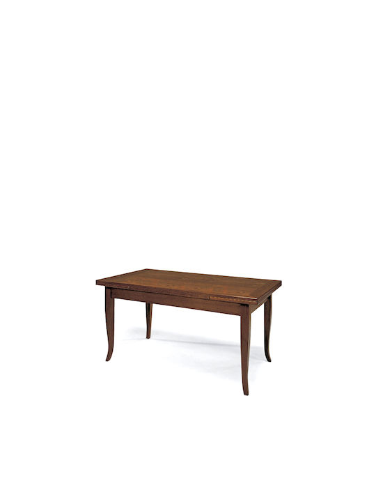 Table Kitchen from Solid Wood Walnut 120x80x77cm