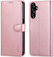 Umschlag Rückseite Leder Magnetisch Rose Gold (Galaxy A05S)