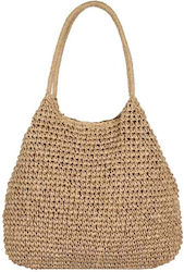 Aquablue Brown Wicker Beach Bag