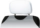 Seat Headrests Cover Albi Kegel 2pcs - White