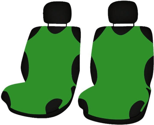 Cridem Sport T-shirt Front Seat Covers 2pcs - Green