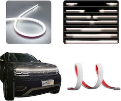 Flexible Tagfahrlichter Unter Der Motorhaube 150cm DRL LED 12V + Wow - 1 Stk