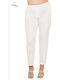 8855 Dama Tesatura Pantaloni Alb