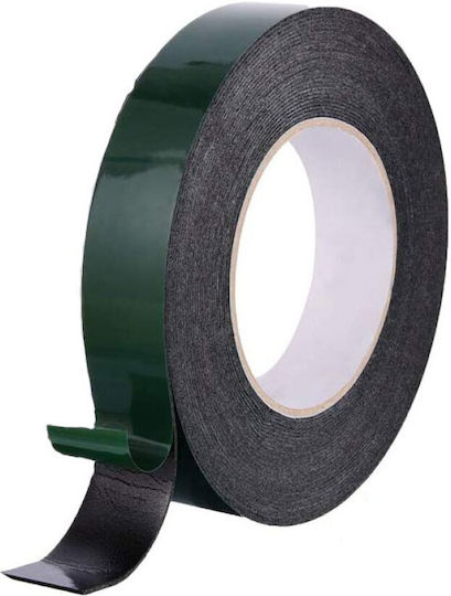 Selbstklebend Doppelseitiges Klebeband Schwarz 30mmx5m 1Stück