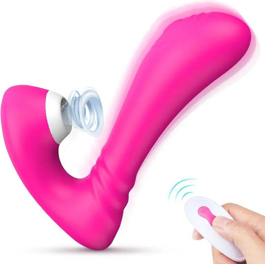 Lyst Kabelloser G-Punkt-Vibrator mit Absaugung Mit 9 Absaugungen & 9 Silikon-Vibrationen