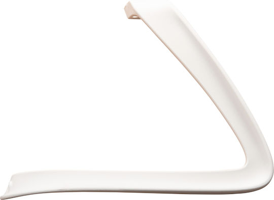 Freebox Stuhl Arm aus Polypropylen Geeignet für Stuhl,Stock White 2Stück