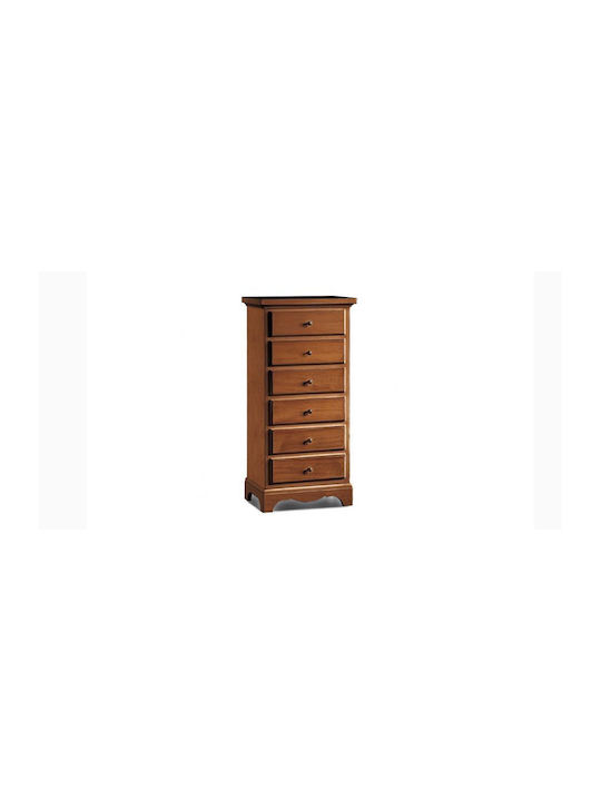 Wooden Chest of Drawers 50x35x105cm